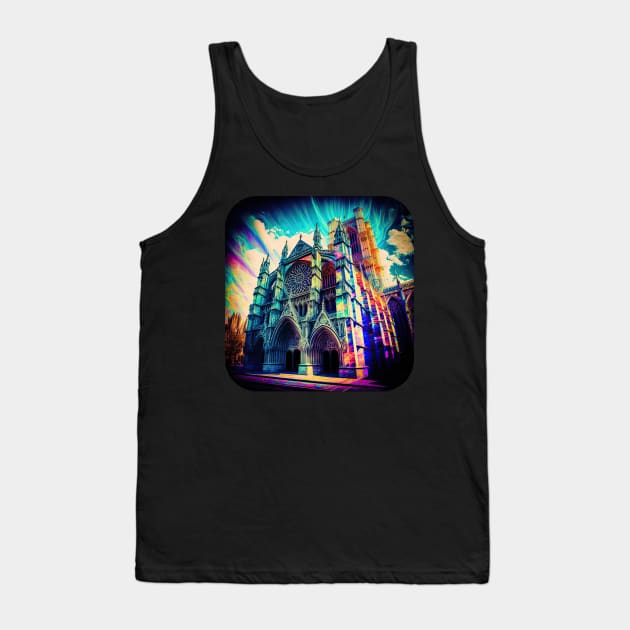 Westminster Abbey v1 (no text) Tank Top by AI-datamancer